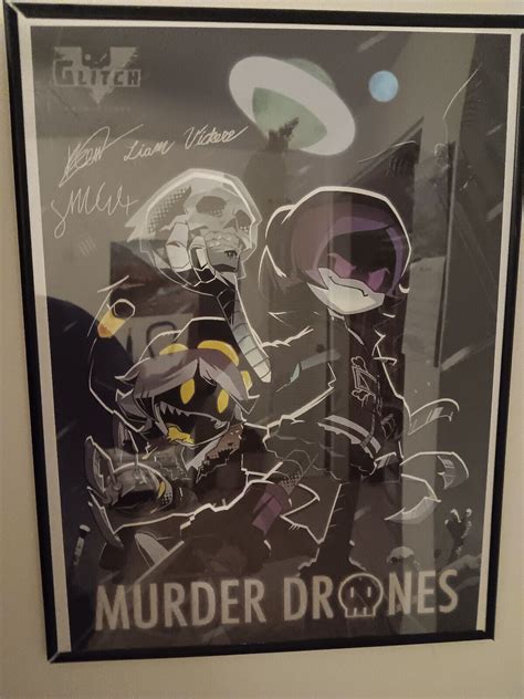 Original Murder Drones poster from Glitch Productions (signed ...