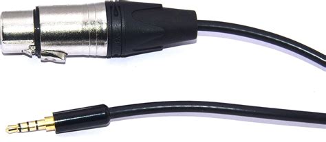 MAEnt™ Premium 3.5mm 4 Pole Stereo Plug EP to XLR Female Cable Mobile ...