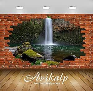 Avikalp Exclusive 3DAZP1658 Fountain Structure Waterfall Stream Water ...