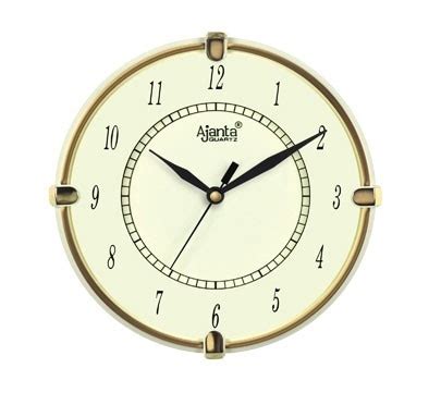 Ajanta Quartz Wall Clock Model 411 Pack Of 5 Pcs