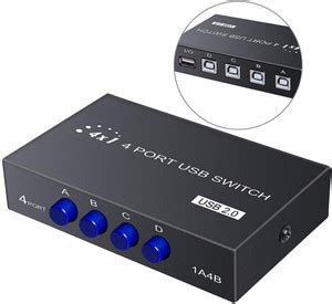 Technobyte Super Quality / High Speed 4 Port Printer/Scanner Sharing ...