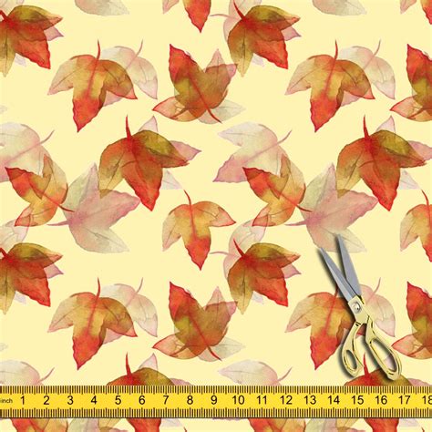 Autumn Leaves Sofa Fabric by Metre | Upholstery For Sofa, Curtains ...