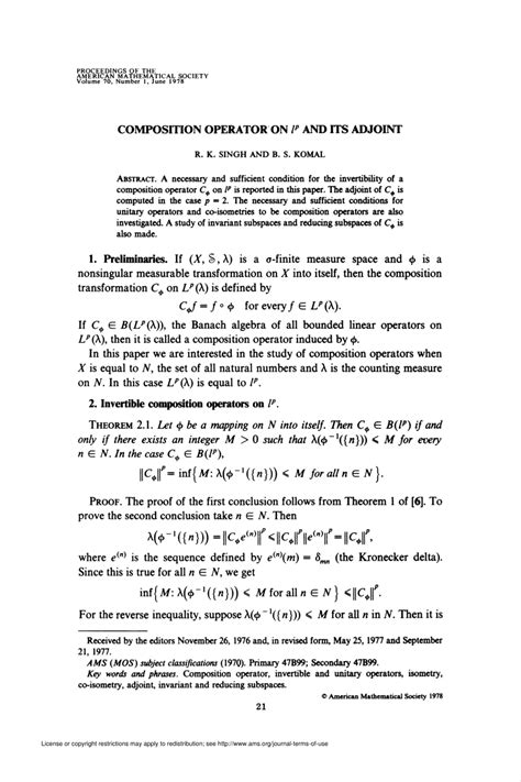 Image result for Composition Operator