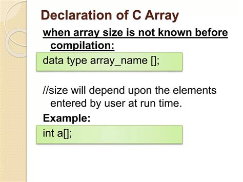 Array in C Language 的图像结果