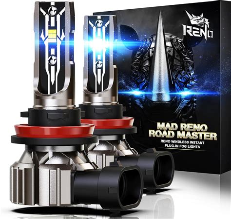 Snapklik.com : H11 Light Bulbs, H11 Fog Bulb 12000LM 6500K 60W Cool ...