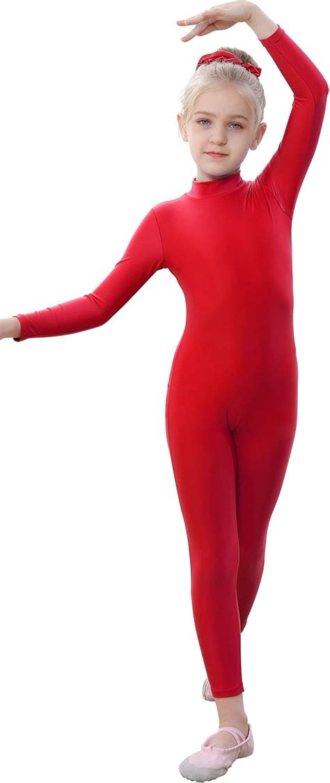 Kids Girls Long Sleeve Turtleneck Unitard Dance India | Ubuy
