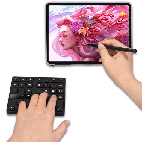 Gowenic Shortcut Keyboard For Procreate Wireless Express Key Remote ...