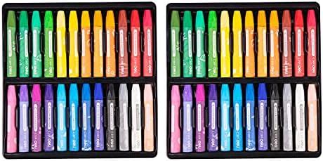 Deli WC20120 Non-Toxic Color Emotion Oil Pastel Kit for Artist & Kids ...