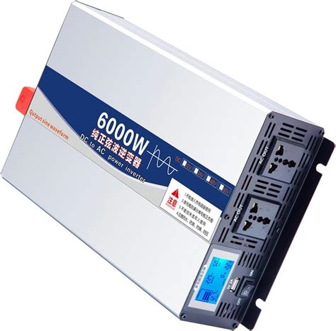 Buy 6000W Pure Sine Wave Inverter 12V 24V 48V 60V DC to 120V 230V AC ...