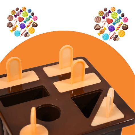 6316 Plastic Kulfi Mould, Kulfi Moulds 8 pcs Tray — DeoDap