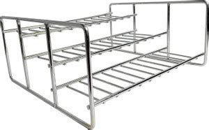 VYATIRANG Containers Kitchen Rack Steel Stainless Steel 3 Tier Spice ...