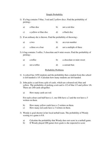 Image result for Solving Probability Problems Simple