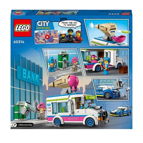 Buy LEGO City Ice Cream Van Police Chase Building Kit for Ages 5 ...