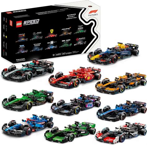 LEGO Speed Champions Ultimate Formula 1 Collector's Pack - Contains 10 ...