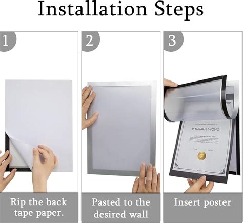 Mutualsign A4 Magnetic Frames 2PCS A4 Self Adhesive India | Ubuy