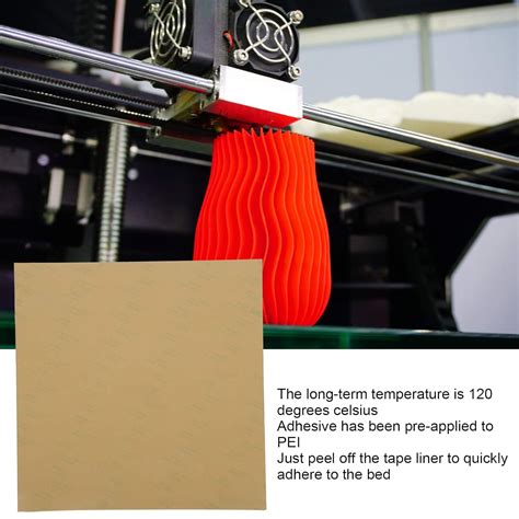 Buy 3D Printer PEI Film PEI Adhesive PEI Film Build Plates for Heating ...