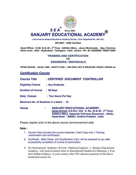 Image result for Document Controller Course