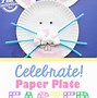 Image result for Easter Egg Art Bunny Paper Plate