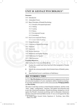 Unit-7 - Schools of Psychology - unit 7 neo-freuDians* structure 7 ...