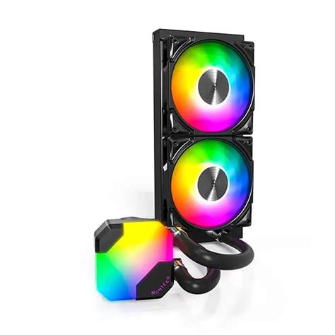 Buy MONTECH HyperFlow 240 ARGB 240mm CPU Liquid Cooler Black | EliteHubs
