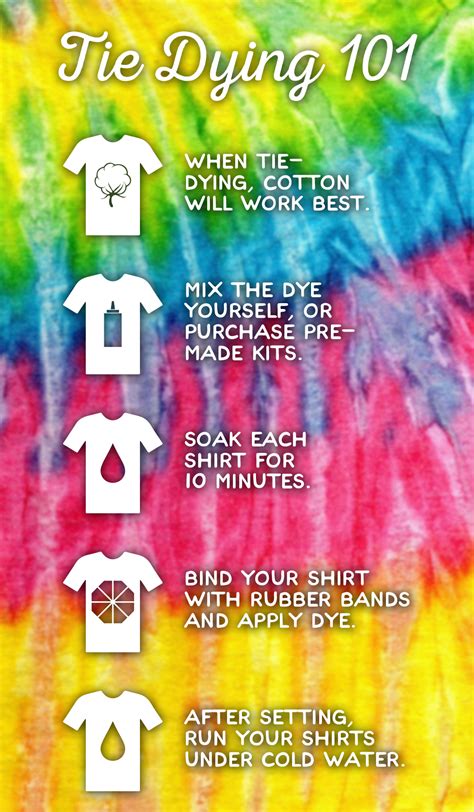 Tie Dye Instructions Printable