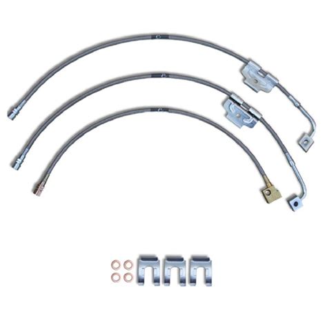 Braided Stainless Steel Brake Lines - KLM Performance
