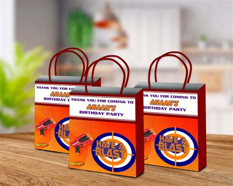 Nerf Theme Return Gift Bag | Theme Based Return Gift – Party Supplies India
