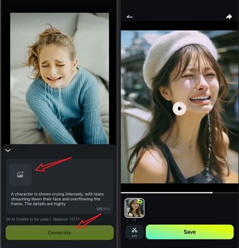 AI Crying Filter: Turn Photos into Sad Faces