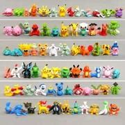 Buy 144 Different Pokemon Mini PVC Action Figures pikachu Toys Kids ...