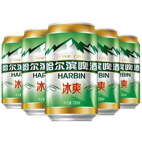 哈尔滨（Harbin）冰爽啤酒 330*4*6听 整箱装 清澈甘醇 一起 哈啤【图片 价格 品牌 评论】-京东