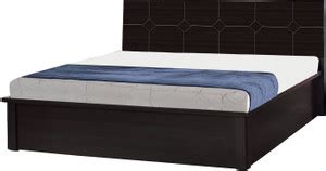 POJ Wave (RTA) King Size Bed A Zero Maintenance Bed Engineered Wood ...