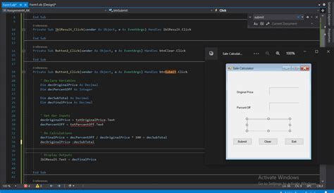 Image result for Crazy Al's Commisson Calculator Visual Basic