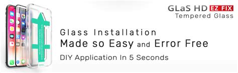 RAEGR GLaS HD EZ FIX 2.5D iPhone 11 Pro/iPhone Xs/iPhone X Tempered ...