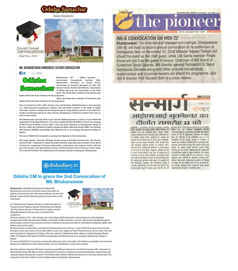 IMI in Media