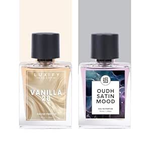 Buy LUXIFY SCENT Vanilla 28 & Oudh satin mood Perfume | Notes of ...