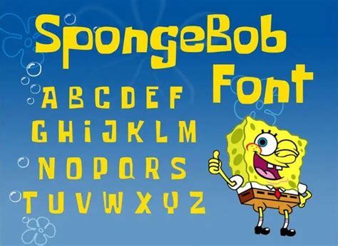 Spongebob Font - Download Fonts