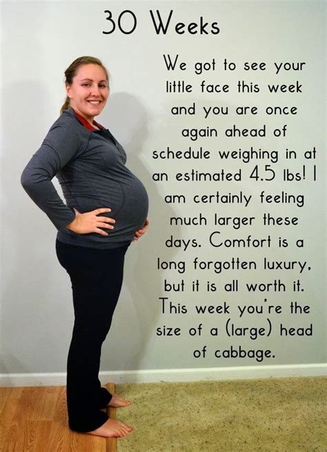 Bumpdate: 30 Weeks Pregnant - Well Planned Paper Pregnancy