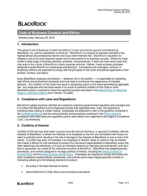 Code of Business Conduct 的图像结果