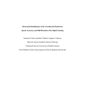Fillable Online Ultrasound Identification of the Cricothyroid Membrane ...
