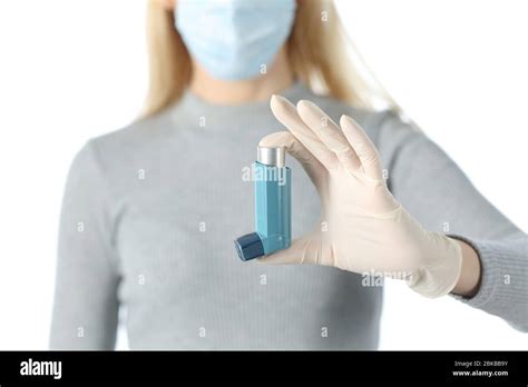 Image result for Using Inhaler and Mask