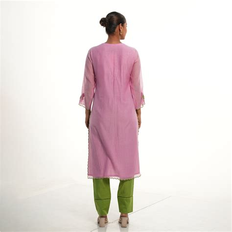 Aquatic Bloom Kurta Set – Brahmandindia
