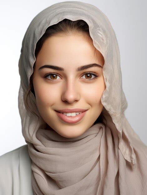 Young arabic girl with detailed skin texture | Premium AI-generated image