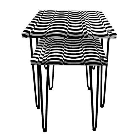 Nest of Table Set of 2 for Office & Balcony Side Stool – Nutcase