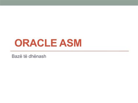 Oracle ASM Tutorial 的图像结果