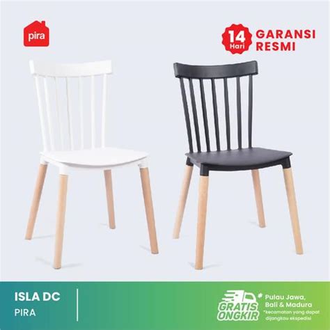 Promo PIRA - ISLA DC Kursi Makan / Kursi Belajar / Kursi Teras - White ...