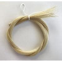 MI&VI Mongolian Horse Hair for Violin, Viola, Cello Bows - Unbleached ...