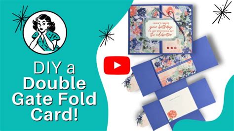 Tutorial for Double Pop Up Gate Fold Card 的图像结果