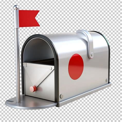 Mailbox with japan flag theme on transparent background | Premium AI ...