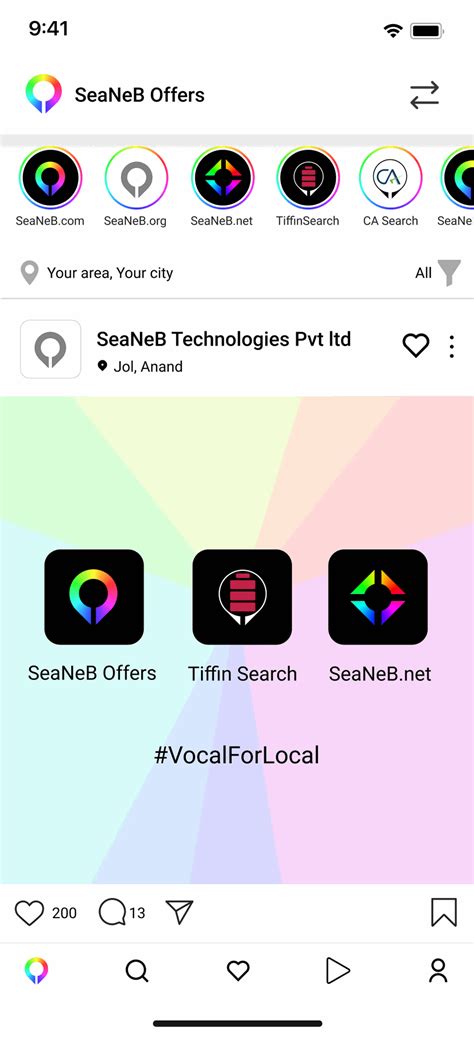 Discover and Share Local Deals on SeaNeB Offers App | SeaNeB Commerce