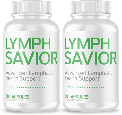 Amazon.com: Lymph Savior Advanced Lymphatic Health Support - 2 Pack ...